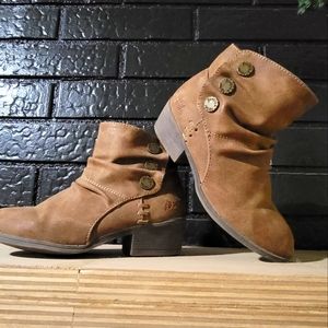 Girls blowfish bootie short boot brown size 1